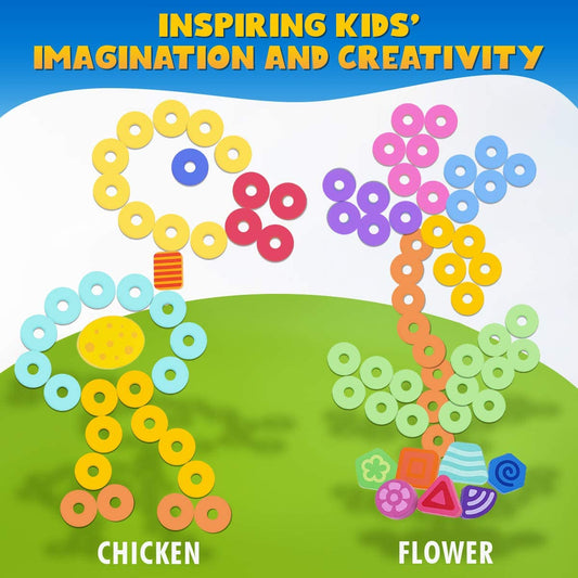 Wooden Number Puzzle , Counting Blocks Sorting Toys Shape Block Educational Toys