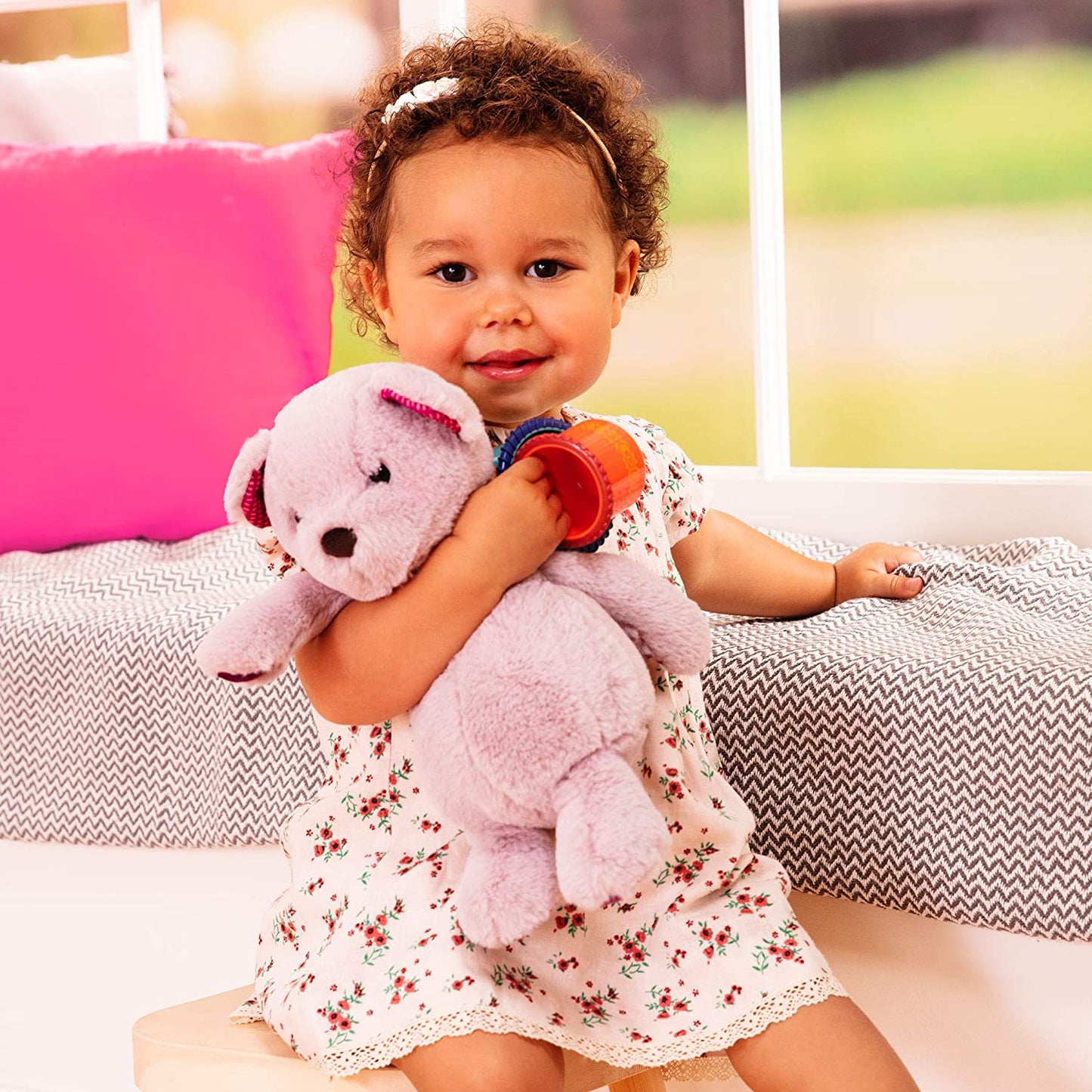 Happy Hues – Jolly Jelly Bear – Soft & Cuddly Plush Teddy Bear – Huggable Stuffed Animal Bear Toy