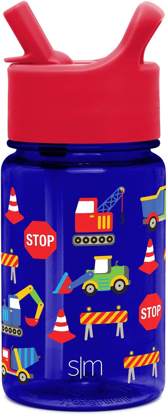 Plastic BPA-Free Tritan Cup with Leak Proof Straw Lid | Reusable and Durable for Toddlers